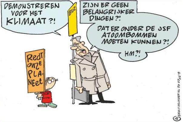 2019 02 Leerlingen staken voor het klimaat2